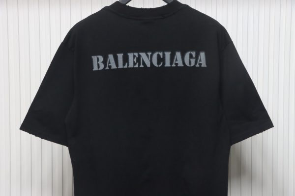 balenciaga_blurred_inkjet_letters_short_sleeve_t_shirt_black_1C493ACB0A31C Balenciaga Blurred Inkjet Letters Short Sleeve T-shirt Black