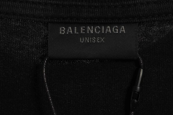 balenciaga_blurred_logo_short_sleeve_1C0CA08480914 Balenciaga Blurred LOGO Short Sleeve