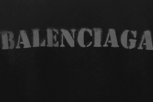 balenciaga_blurred_logo_short_sleeve_1C0CA0850261C Balenciaga Blurred LOGO Short Sleeve