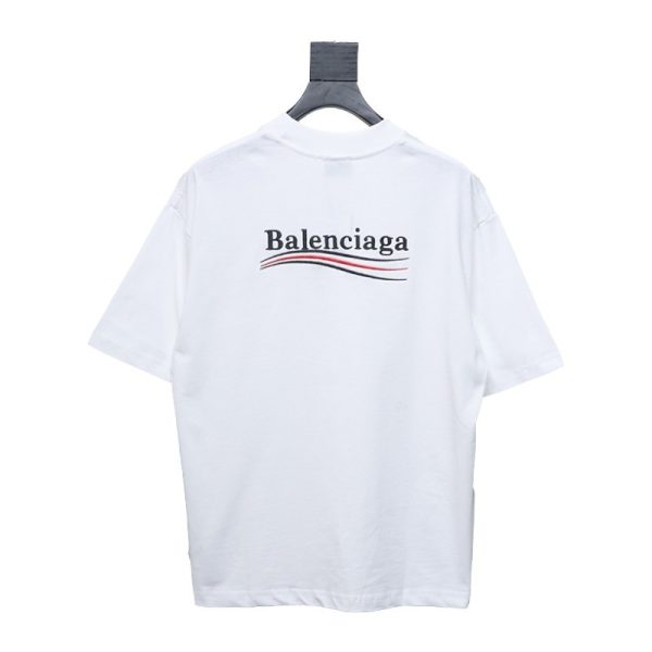 Balenciaga Coke letter embroidered short sleeve Balenciaga Coke letter embroidered short sleeve