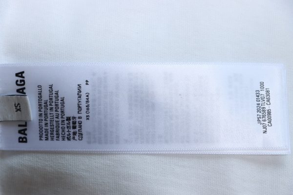 balenciaga_coke_letter_embroidered_short_sleeve_1C1D6393E7812 Balenciaga Coke letter embroidered short sleeve