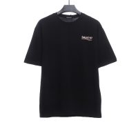 Balenciaga Coke Print Short Sleeve Black