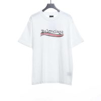 Balenciaga damaged coke wave short-sleeve white