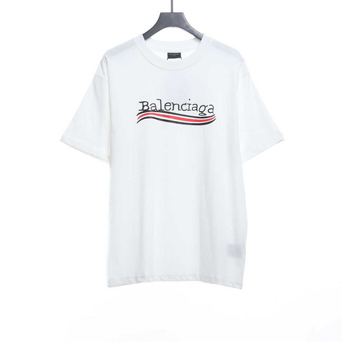 Balenciaga damaged coke wave short-sleeve white Balenciaga damaged coke wave short-sleeve white
