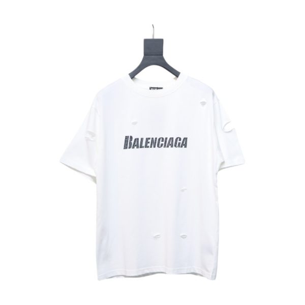 Balenciaga distressed short sleeves Balenciaga distressed short sleeves