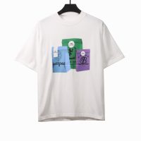 Balenciaga Eco-friendly Paper Bag Printed Short Sleeve White