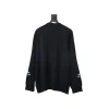 balenciaga_embroidered_knitted_sweater_black_1CEB6BFDF7D1F Balenciaga Embroidered Knitted Sweater Black