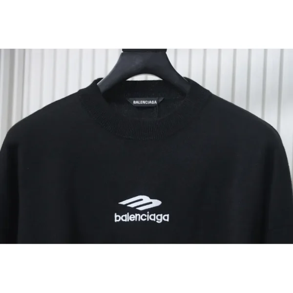 balenciaga_embroidered_knitted_sweater_black_1CEB6BFECA515 Balenciaga Embroidered Knitted Sweater Black