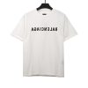 Balenciaga embroidered letters distressed short sleeves Balenciaga embroidered letters distressed short sleeves