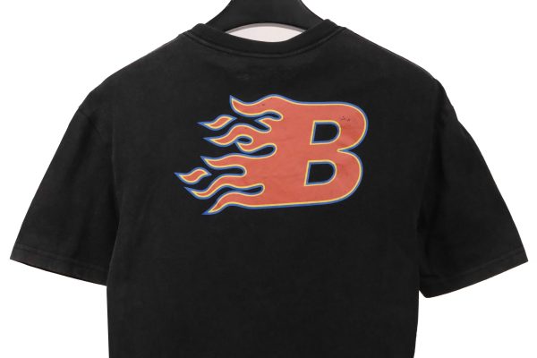 balenciaga_flame_letter_short_sleeve_1C0CA0CED4417 Balenciaga flame letter short sleeve