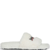 Balenciaga Furry Slides White