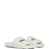 Balenciaga Furry Slides White
