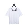 Balenciaga Hot Diamond Earphone Short Sleeve white Balenciaga Hot Diamond Earphone Short Sleeve white
