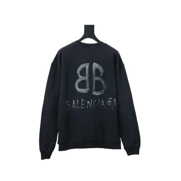 balenciaga_luminous_print_sweatshirt_black_1CEB7141AC814 Balenciaga Luminous Print Sweatshirt Black