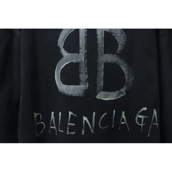 balenciaga_luminous_print_sweatshirt_black_1CEB714480C15 Balenciaga Luminous Print Sweatshirt Black