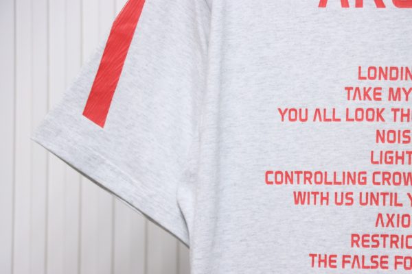 Balenciaga Music capsule collection cracked arrow print short sleeves