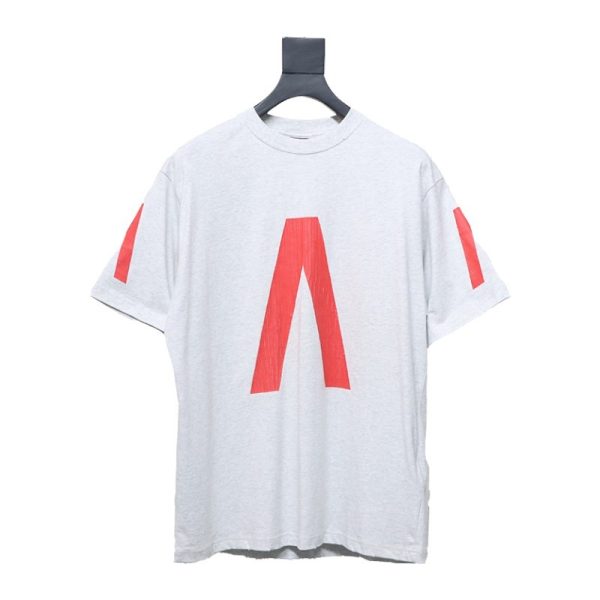 Balenciaga Music capsule collection cracked arrow print short sleeves