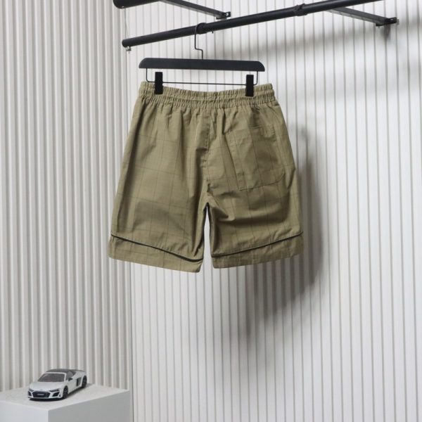 balenciaga_plaid_letter_embroidered_shorts_1C493F8E90E17 Balenciaga Plaid Letter Embroidered Shorts