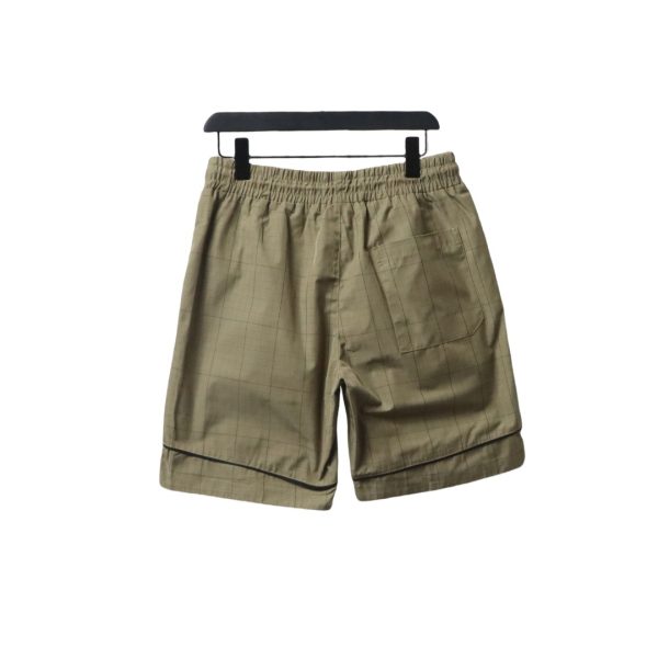 balenciaga_plaid_letter_embroidered_shorts_1C493F8F1A210 Balenciaga Plaid Letter Embroidered Shorts