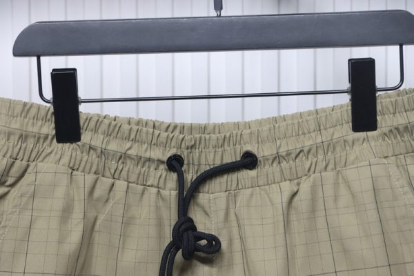 balenciaga_plaid_letter_embroidered_shorts_1C493F8F5151C Balenciaga Plaid Letter Embroidered Shorts