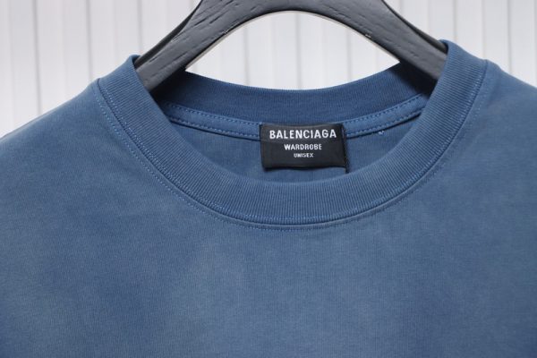 Balenciaga Ski series 3M printed washed short sleeves