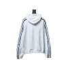 Balenciaga Splicing Ribbon Hoodies White