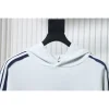 Balenciaga Splicing Ribbon Hoodies White