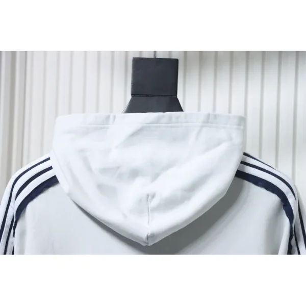 Balenciaga Splicing Ribbon Hoodies White