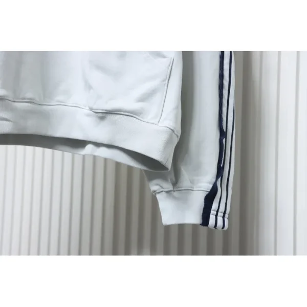 Balenciaga Splicing Ribbon Hoodies White
