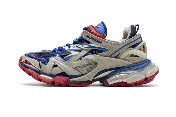 Balenciaga Track 2 Sneaker Beige Blue 570391 W2GN2 8570