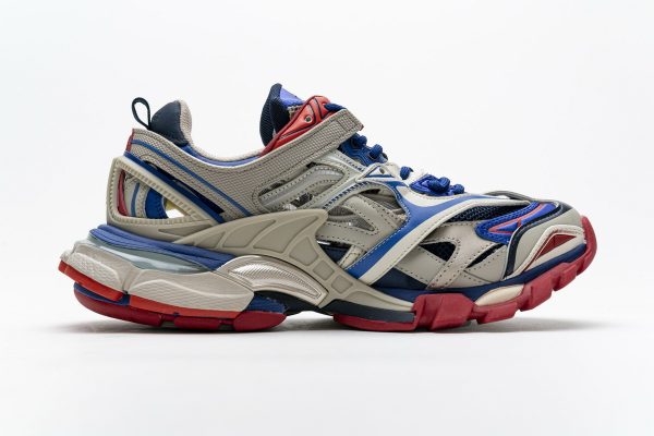 Balenciaga Track 2 Sneaker Beige Blue 570391 W2GN2 8570