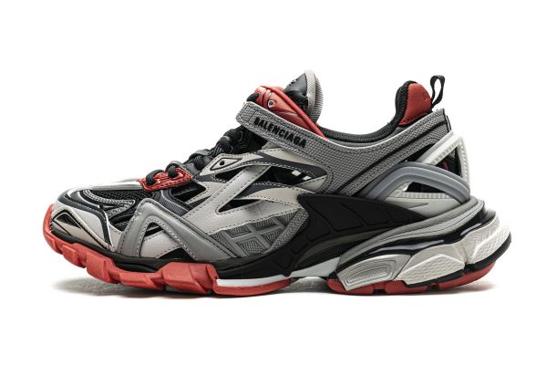 Balenciaga Track 2 Sneaker Grey Red 570391 W2GN3 1003 Balenciaga Track 2 Sneaker Grey Red 570391 W2GN3 1003