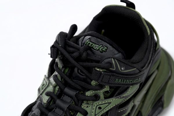 Balenciaga Track 2 Sneaker Military Black 568614 W3AE1 2311