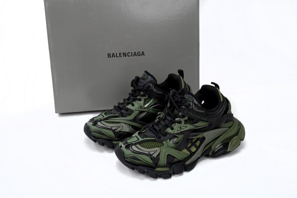 Balenciaga Track 2 Sneaker Military Black 568614 W3AE1 2311