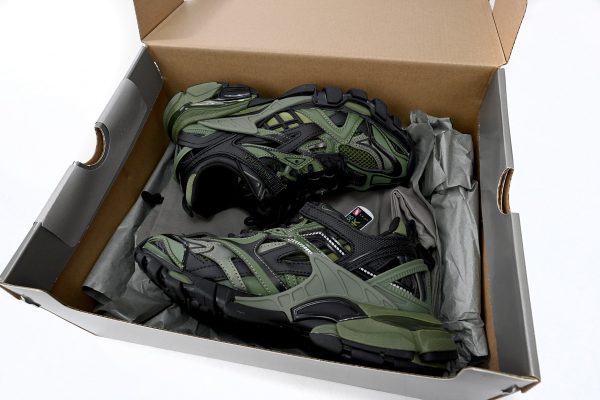Balenciaga Track 2 Sneaker Military Black 568614 W3AE1 2311