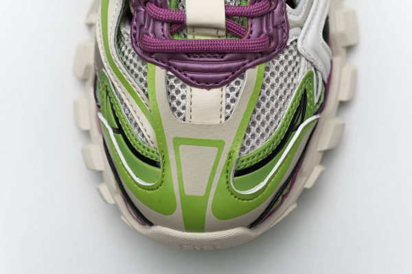 Balenciaga Track 2 Sneaker White Green Pink 568615 W2GN3 9199