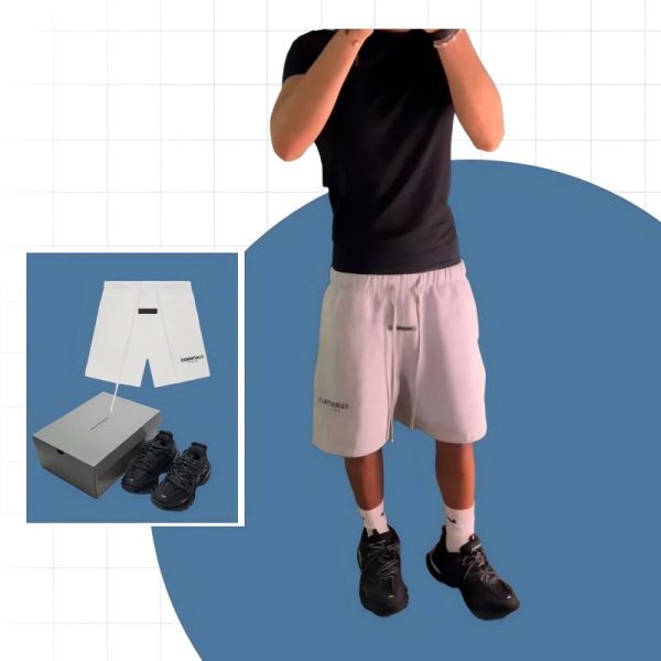 Balenciaga Track+Fear of God Essentials Sweatshort