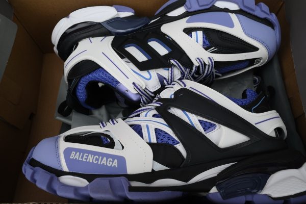 Balenciaga Track Sneaker White Black Purple