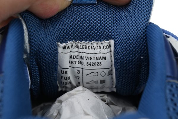 Balenciaga Track Sneaker White Blue