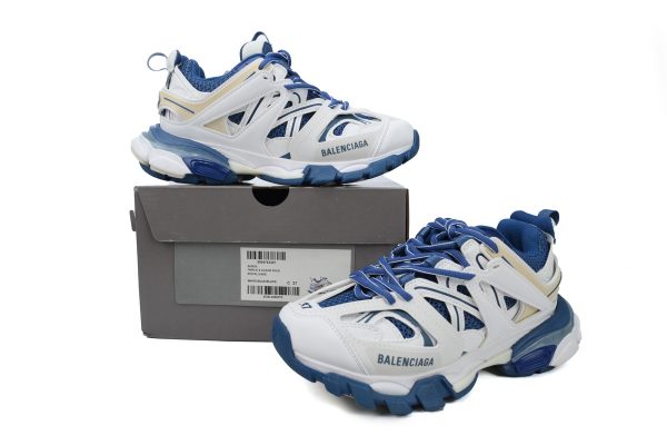 Balenciaga Track Sneaker White Blue