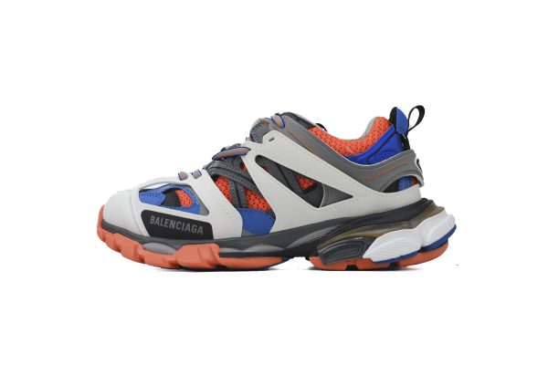 Balenciaga Track Sneaker White Blue Orange Balenciaga Track Sneaker White Blue Orange