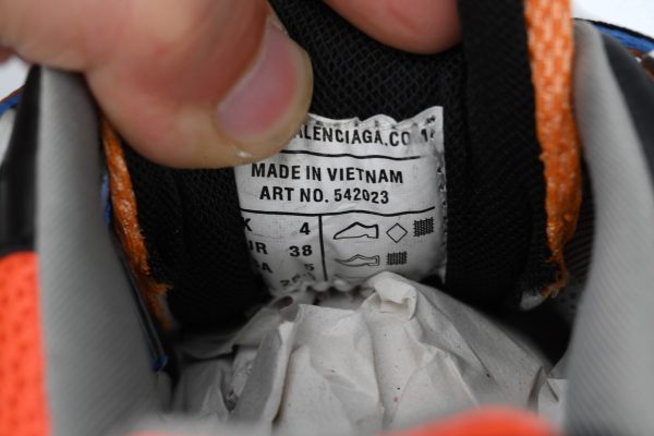 balenciaga_track_sneaker_white_blue_orange_1B317090AB016 Balenciaga Track Sneaker White Blue Orange