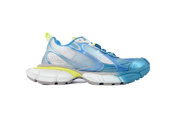 Balenciaga White Blue Yellow 734734 W3XTS 9479