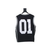 Balenciaga wool intarsia basketball vest