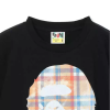 bape_a_bathing_ape_check_by_bathing_tee_black_beige_1ACC05D009616 BAPE A Bathing Ape Check by Bathing Tee Black/Beige