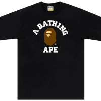 BAPE College Tee Black BAPE College Tee Black