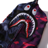 BAPE Color Camo 1/2 Shark Full Zip Hoodie Navy Camo