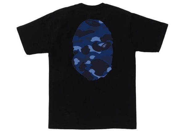 bape_color_camo_big_ape_head_tee_black_navy_1B6676869201C BAPE Color Camo Big Ape Head Tee Black/Navy