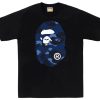 BAPE Color Camo Big Ape Head Tee Black/Navy BAPE Color Camo Big Ape Head Tee Black/Navy