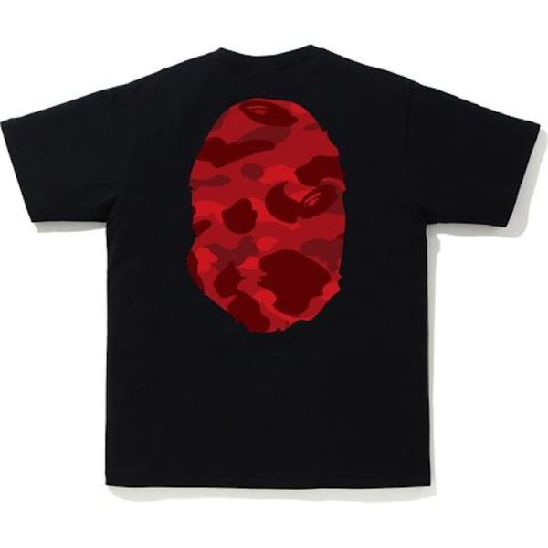 bape_color_camo_big_ape_head_tee_black_red_1B6675FB89C1F BAPE Color Camo Big Ape Head Tee Black/Red